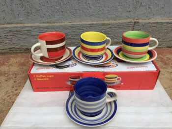 Cup and Saucer 8 Sets