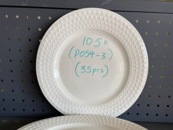 10.5 Inch Dinner Plate Flat 35pcs