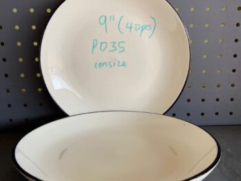 9 Inch Concise Dinner Plate 40pcs
