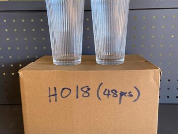 H018 Glass Cup 48pcs