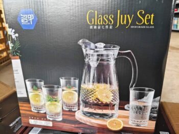 Glass Jar  6 sets